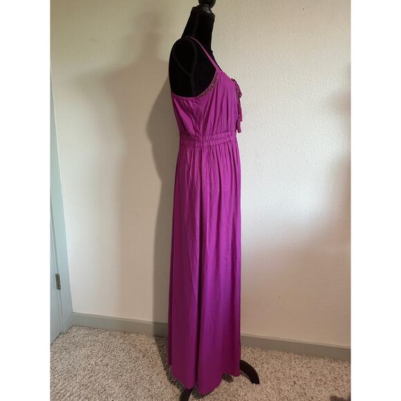 K. Jordan Pink Maxi Dress Small New Spaghetti strap - Picture 9 of 9
